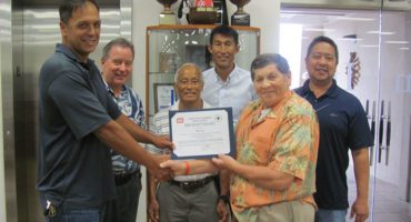 Nan Inc Hawaii Safety Excellence Award