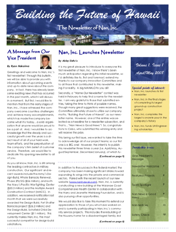 Newsletter